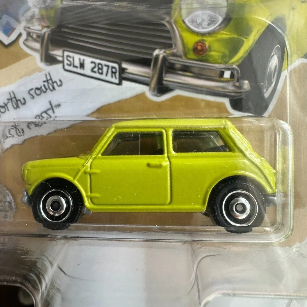 Matchbox Mr Bean Mini Cooper Green Diecast Car 30/100 w/ Clamshell Protector